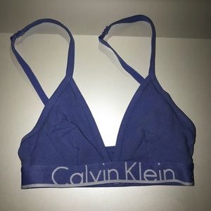 Blue Calvin Klein Bralette